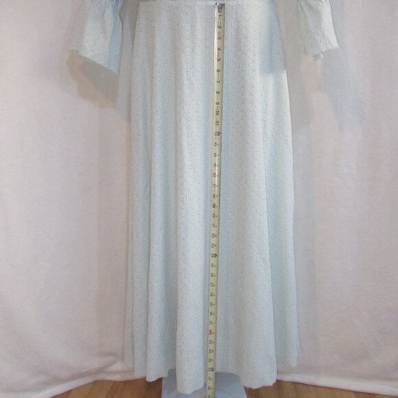 Worth Collective Eyelet Lace Puff Sleeve Midi Dress | Size XL - Picture 8 of 16